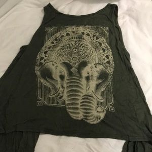 Cute open back tank top from tj max!!